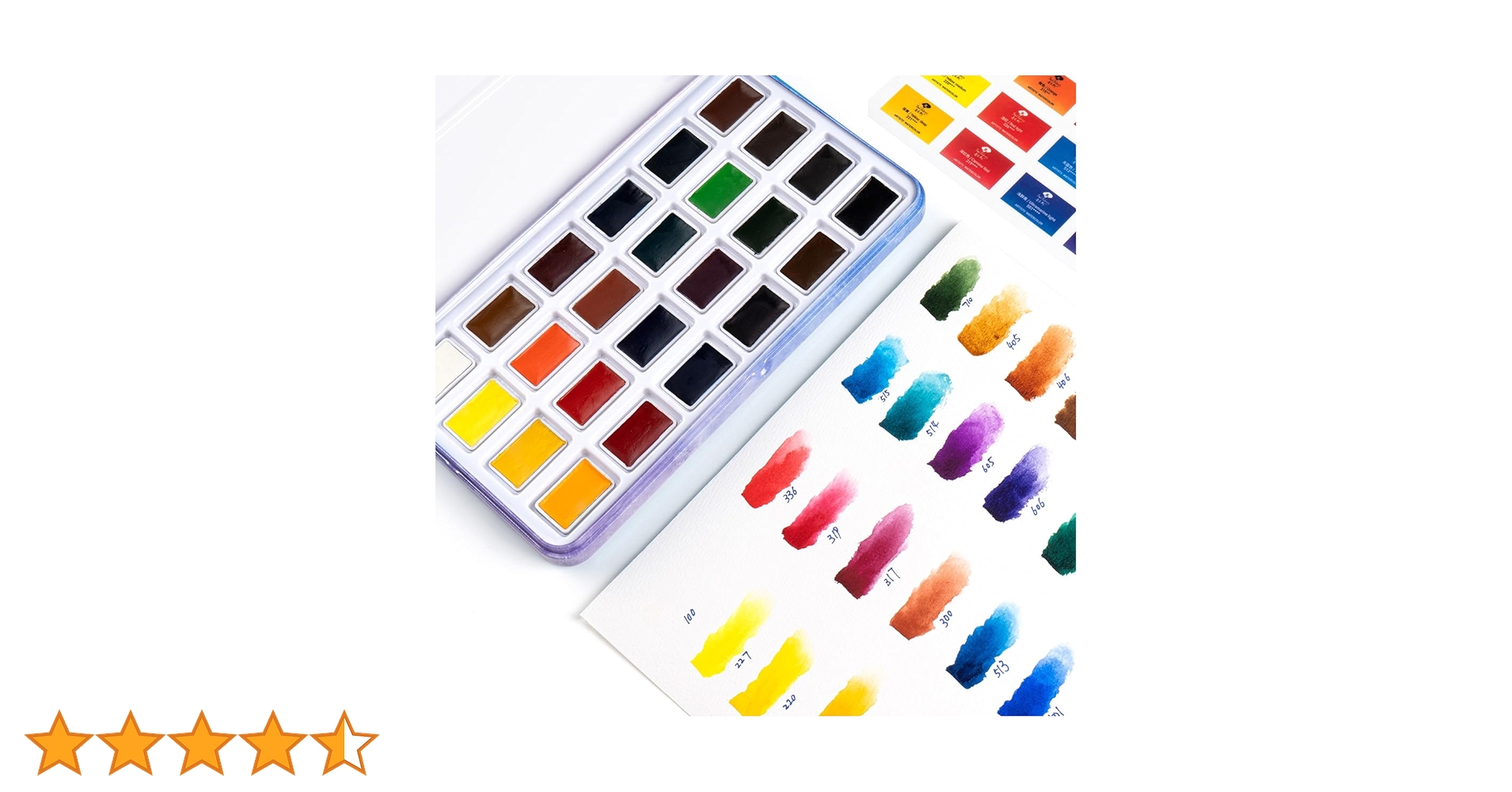 水彩画キット Amazon | Cohotek 絵の具 水彩絵具48色 水彩絵の具セット固形